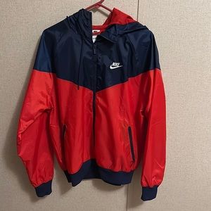 Nike Red/blue Windbreaker. Size S.